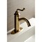 Fauceture LS5413RL Royale Single-Handle Bathroom Faucet, Brushed Brass LS5413RL - alternate 7